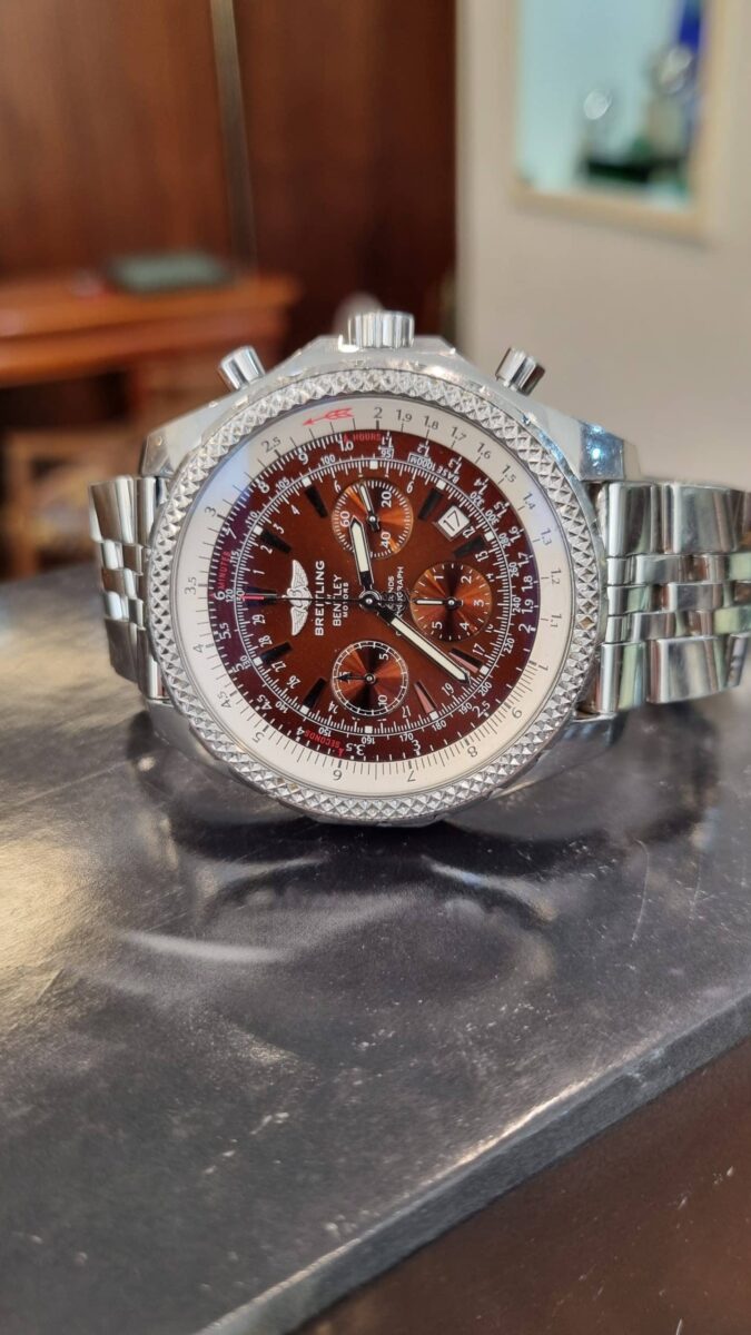 BREITLING BENTLEY MOTORS SPECIAL EDITION 48mm Root Beer and steel dial | Gothelf A. Watches — 6