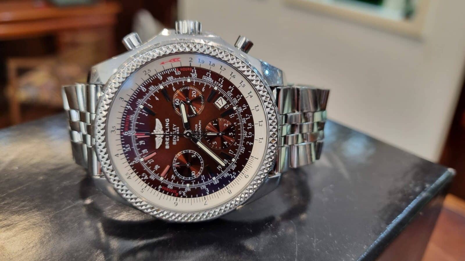 BREITLING BENTLEY MOTORS SPECIAL EDITION 48mm Root Beer and steel dial | Gothelf A. Watches — 3