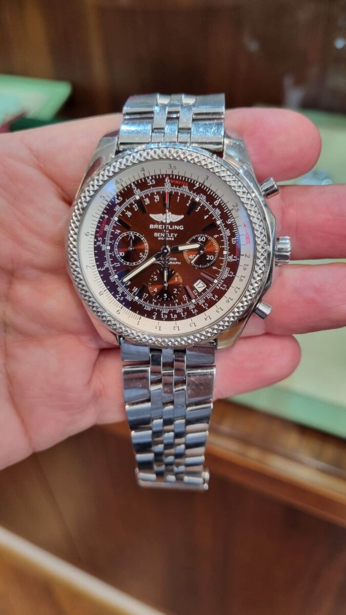 BREITLING BENTLEY MOTORS SPECIAL EDITION 48mm Root Beer and steel dial | Gothelf A. Watches — 8