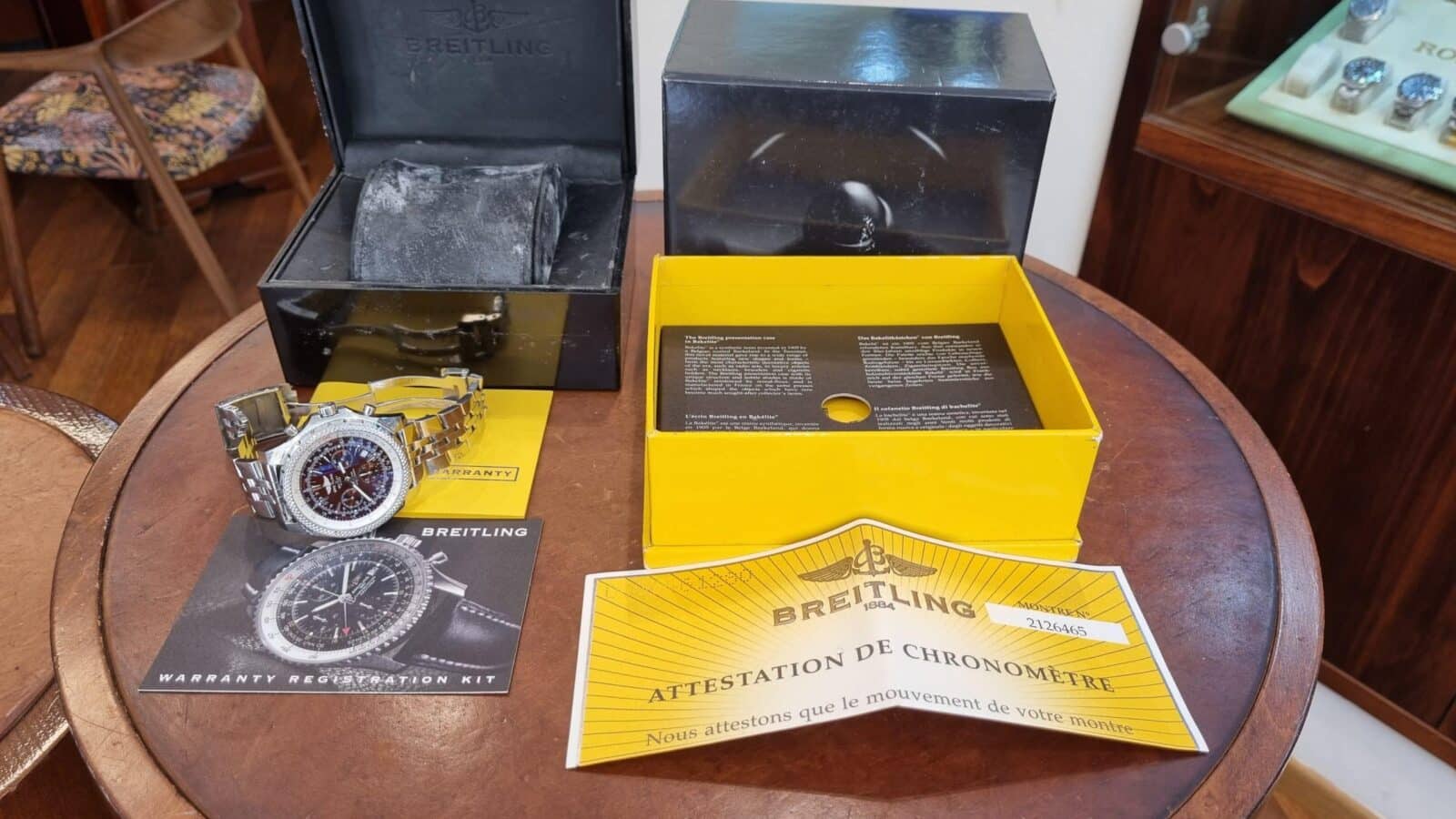 BREITLING BENTLEY MOTORS SPECIAL EDITION 48mm Root Beer and steel dial | Gothelf A. Watches — 4