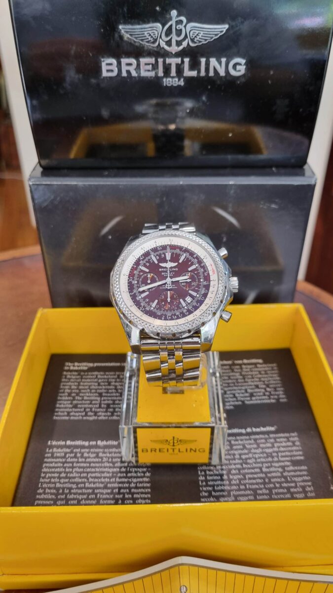BREITLING BENTLEY MOTORS SPECIAL EDITION 48mm Root Beer and steel dial | Gothelf A. Watches — 5