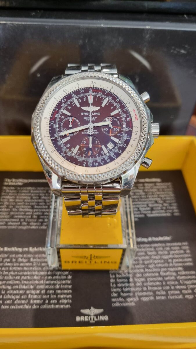 BREITLING BENTLEY MOTORS SPECIAL EDITION 48mm Root Beer and steel dial | Gothelf A. Watches — 2