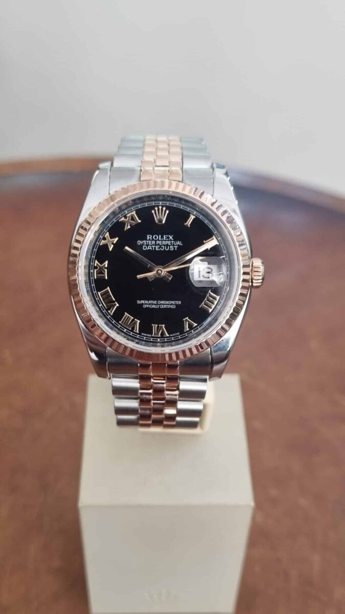 Rolex Datejust Steel & 18K Rose Gold 116231 | Gothelf A. Watches