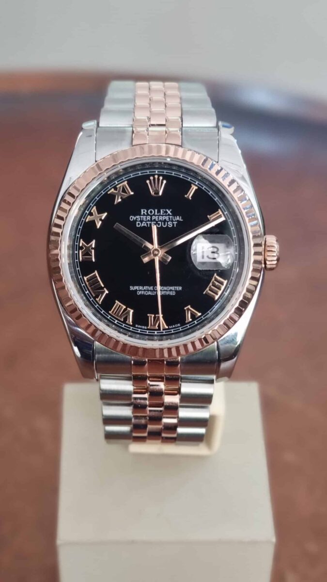 Rolex Datejust Steel & 18K Rose Gold 116231 | Gothelf A. Watches — 4