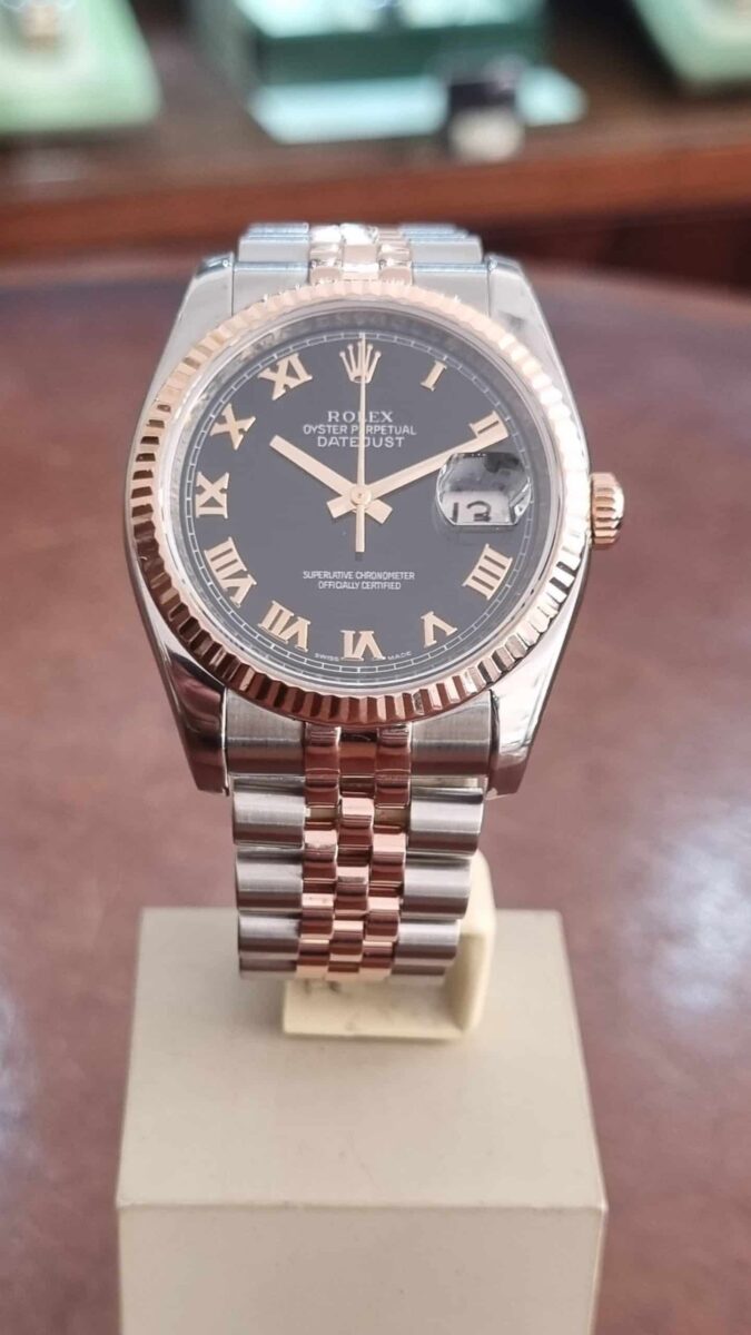 Rolex Datejust Steel & 18K Rose Gold 116231 | Gothelf A. Watches — 2