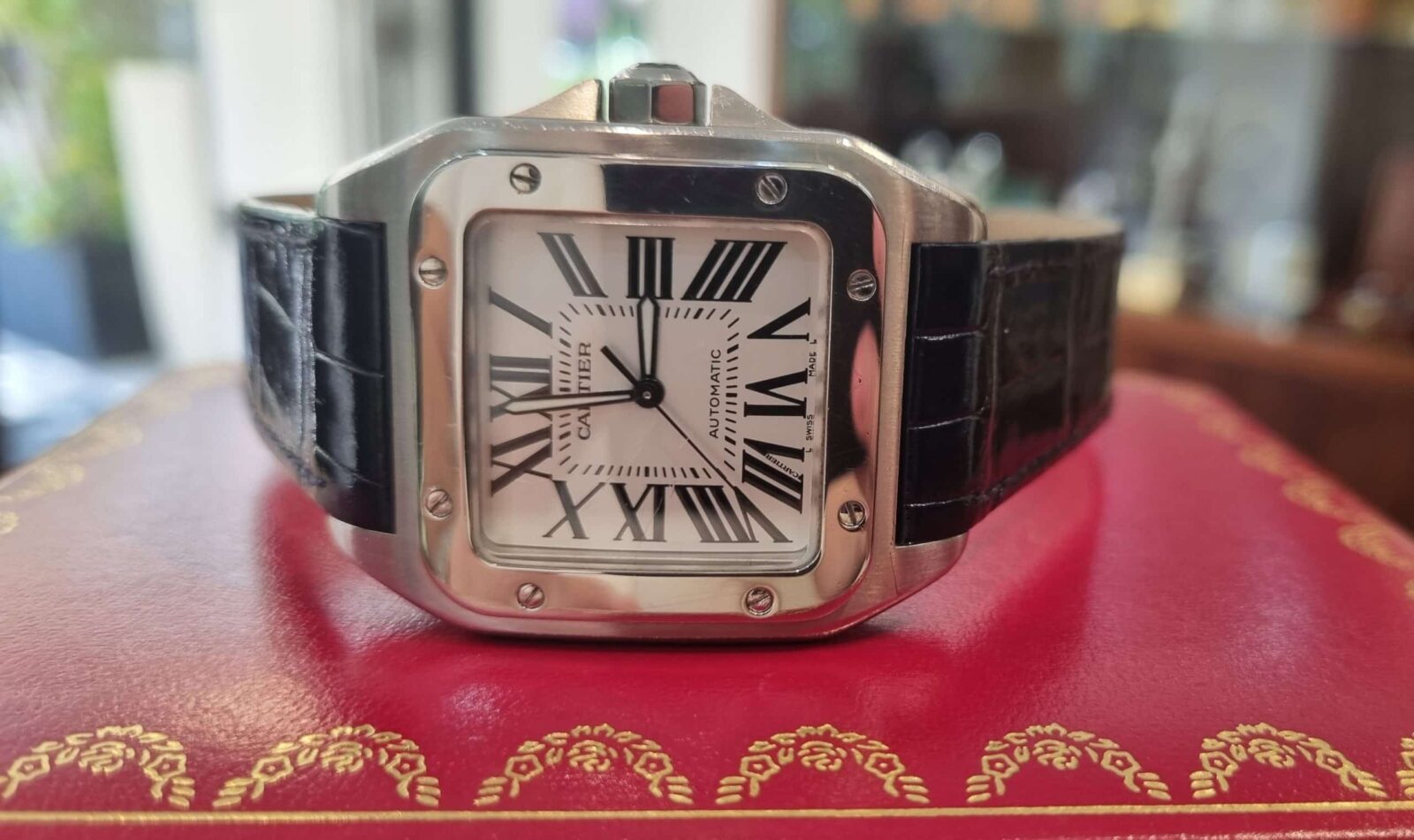 Cartier Santos 100 XL Automatic Steel | Gothelf A. Watches — 6