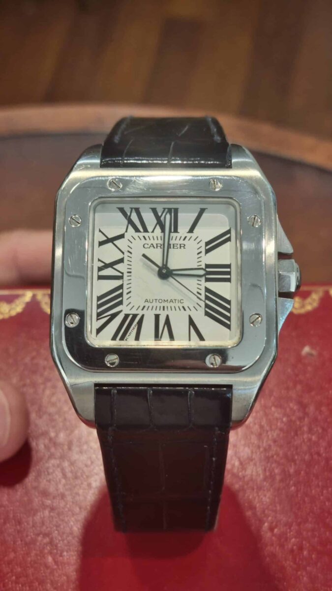 Cartier Santos 100 XL Automatic Steel | Gothelf A. Watches