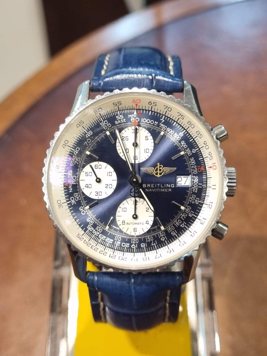 Breitling Old Navitimer Chronograph Automatic Blue Dial ref.13022 | Gothelf A. Watches — 3