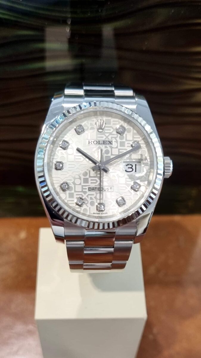 Rolex Datejust 36mm Jubilee Diamonds Dial | Gothelf A. Watches — 3