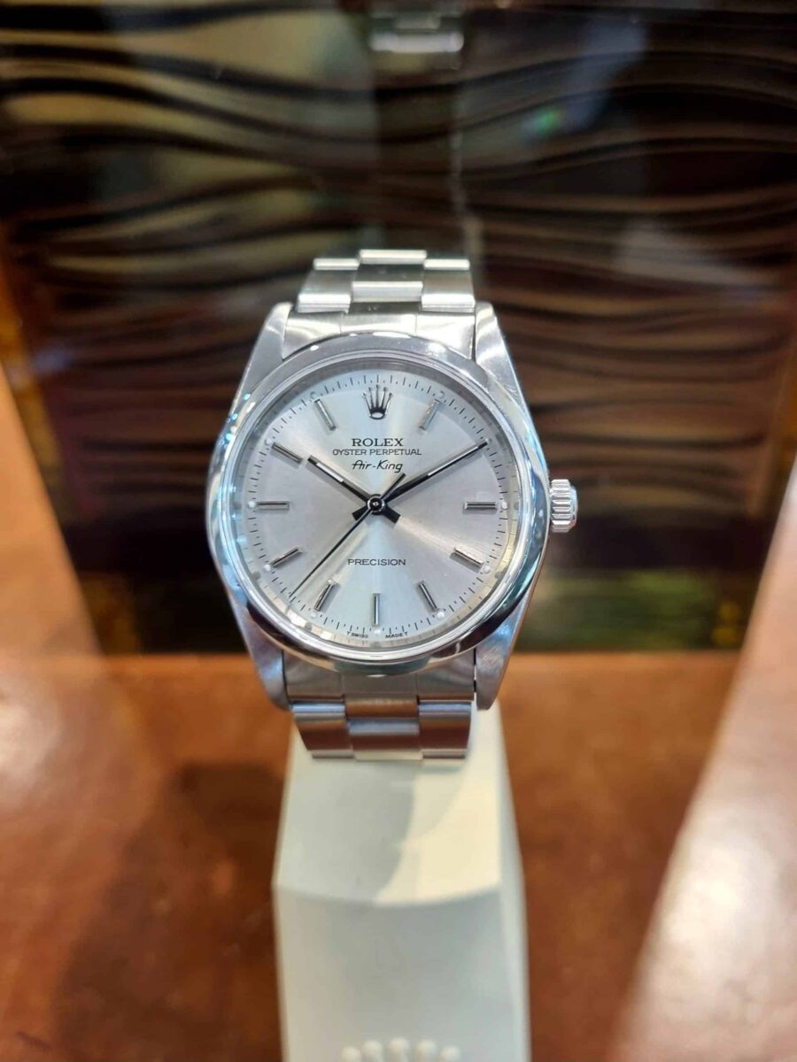 Rolex Air King 34mm Silver Dial ref.14010 | Gothelf A. Watches — 4