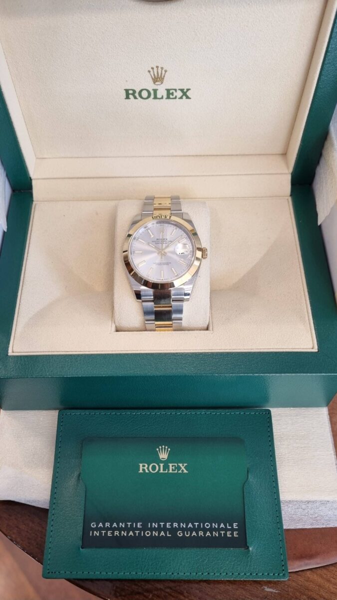 Rolex Datejust Oystersteel and 18k Yellow Gold 41mm Ref.126303 | Gothelf A. Watches — 6