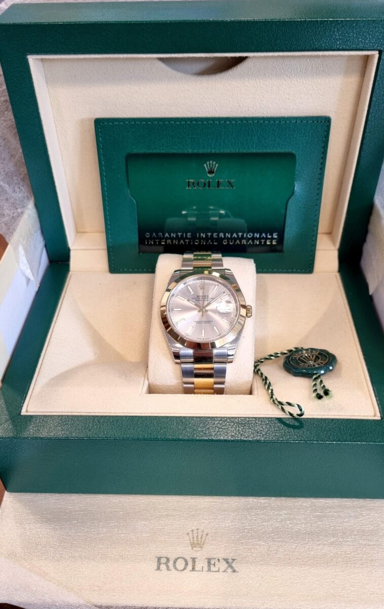 Rolex Datejust Oystersteel and 18k Yellow Gold 41mm Ref.126303 | Gothelf A. Watches — 8