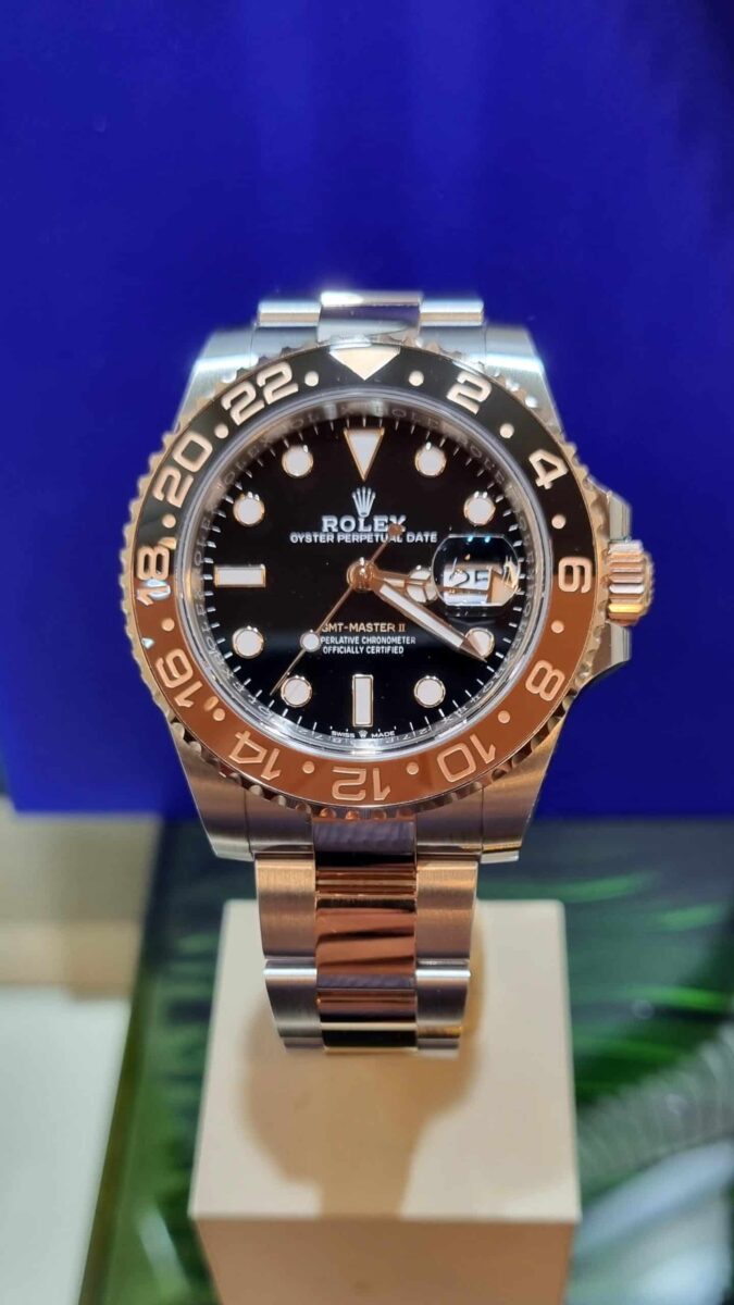 Rolex GMT “Root beer” Steel & Rose Gold ref.126711CHNR PRE-OWNED-2020 | Gothelf A. Watches — 3