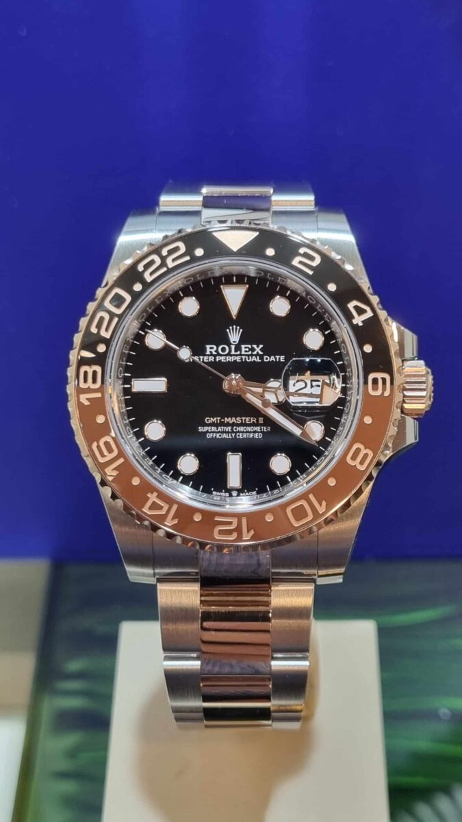Rolex GMT “Root beer” Steel & Rose Gold ref.126711CHNR PRE-OWNED-2020 | Gothelf A. Watches