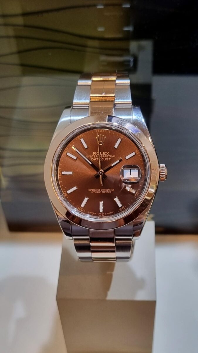 Rolex Datejust 41mm Oystersteel and Everose Gold Chocolate Dial Ref.126301 | Gothelf A. Watches — 2