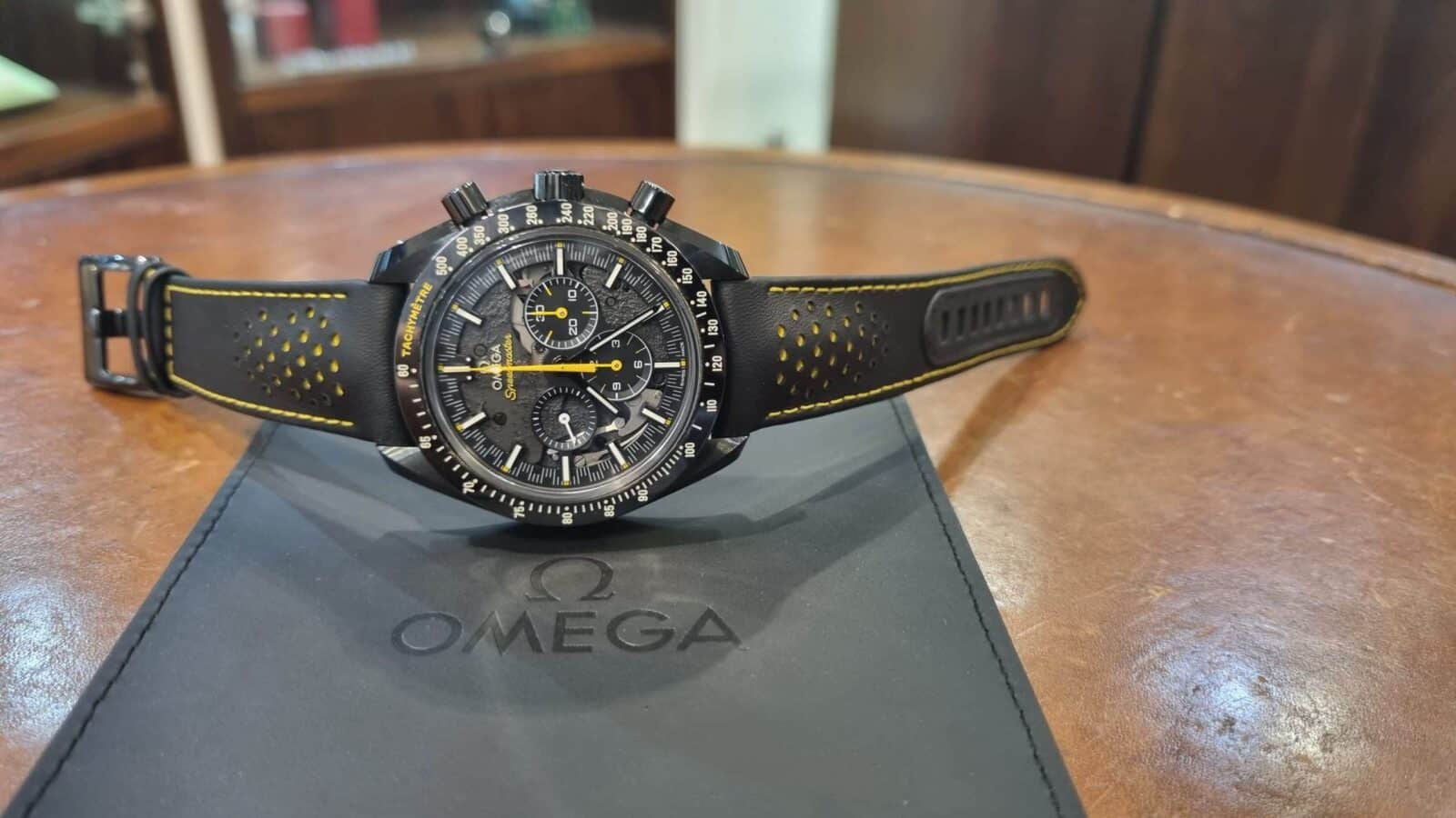 Omega Speedmaster Apollo 8 Dark Side Of The Moon 44.25mm Black Ceramic | Gothelf A. Watches — 6