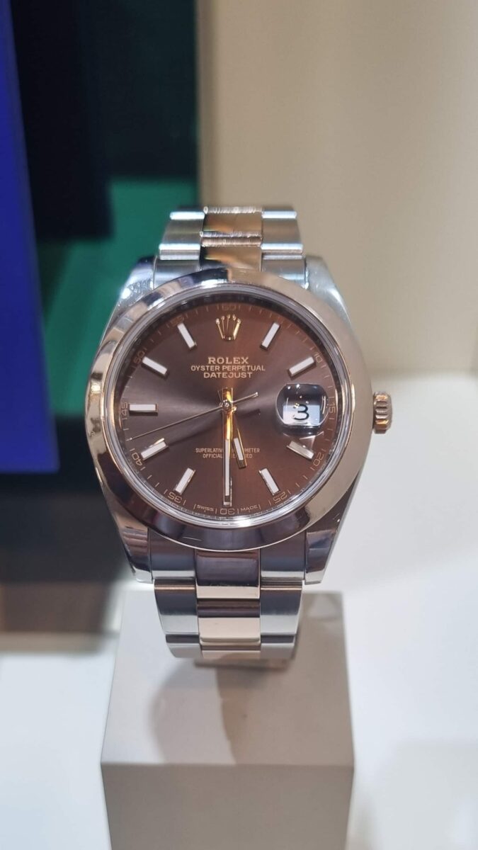 Rolex Datejust 41mm Oystersteel and Everose Gold Chocolate Dial Ref.126301 | Gothelf A. Watches