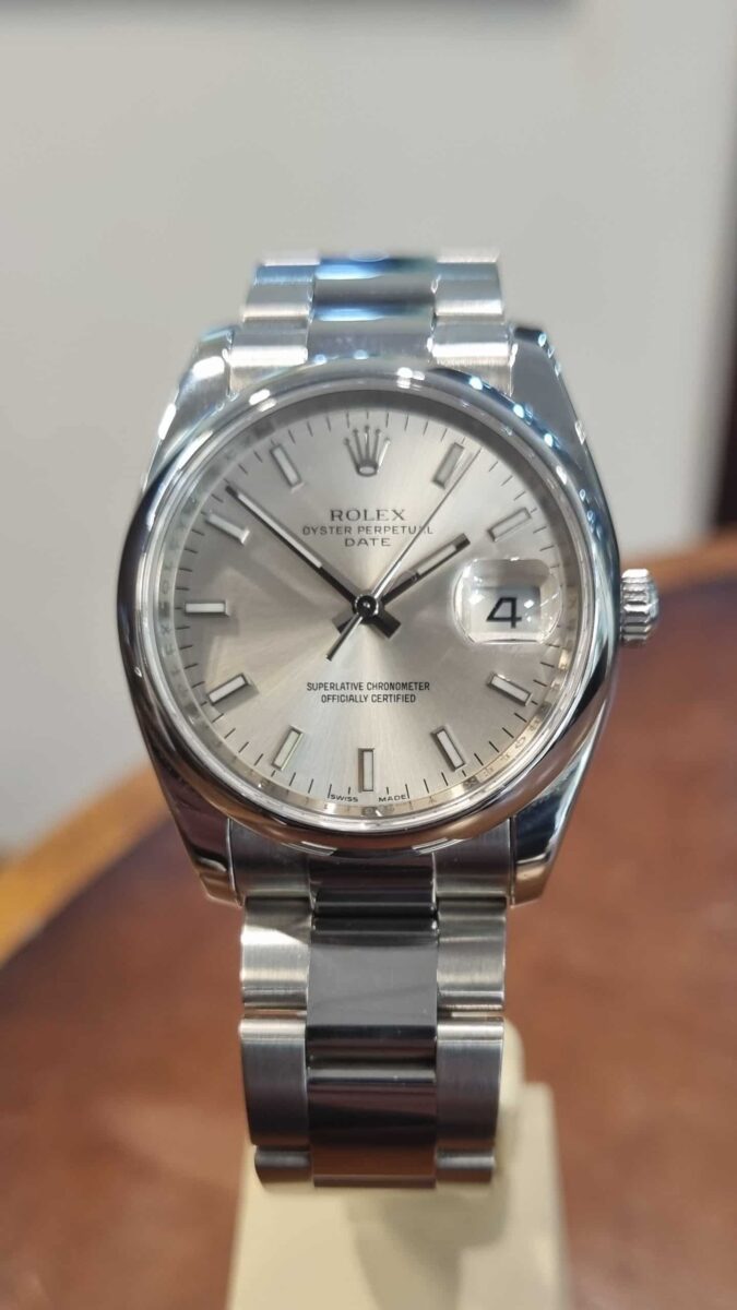 Rolex Date 34mm Silver Dial ref.115200 | Gothelf A. Watches