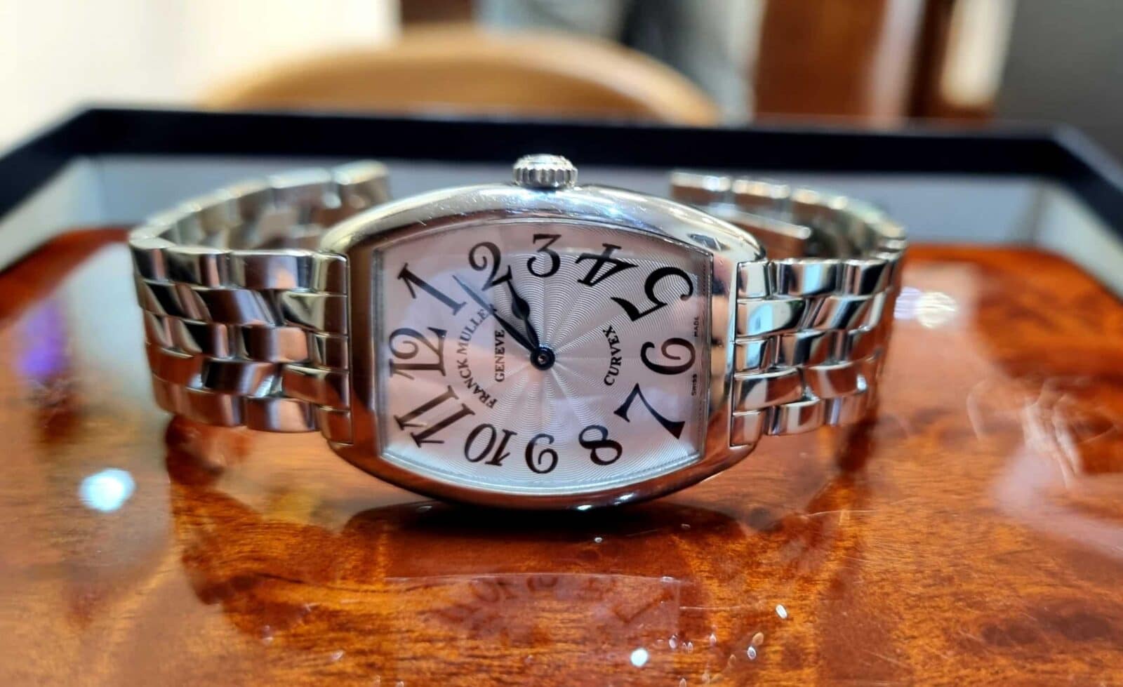Franck Muller Cintrée Curvex Steel Quartz ref.7502 | Gothelf A. Watches — 3