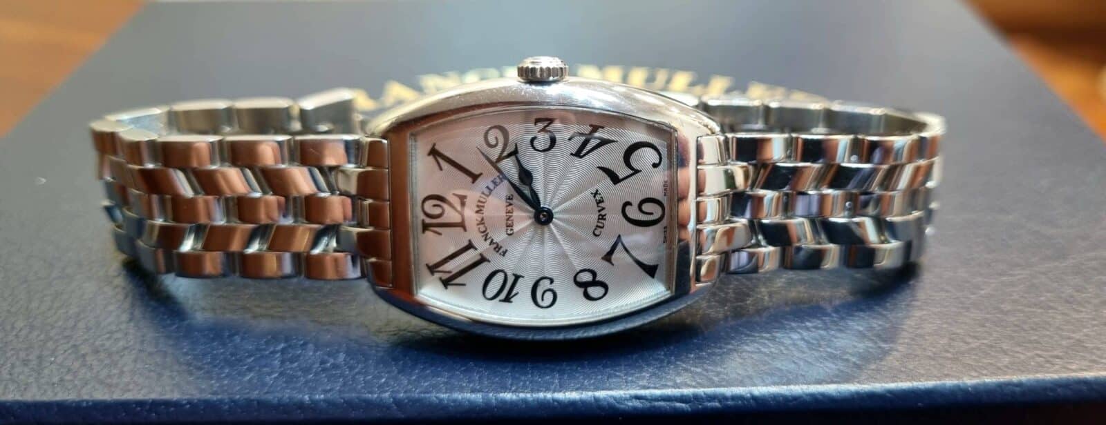 Franck Muller Cintrée Curvex Steel Quartz ref.7502 | Gothelf A. Watches — 5