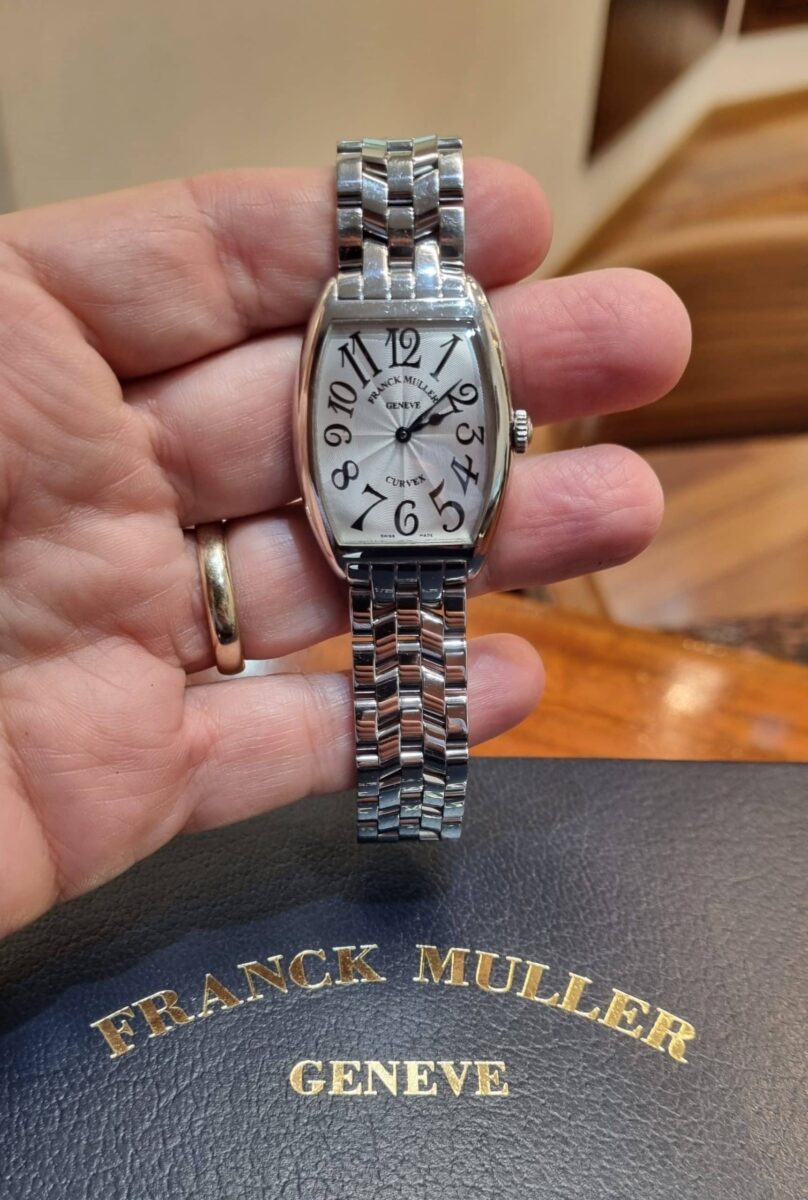 Franck Muller Cintrée Curvex Steel Quartz ref.7502 | Gothelf A. Watches — 4