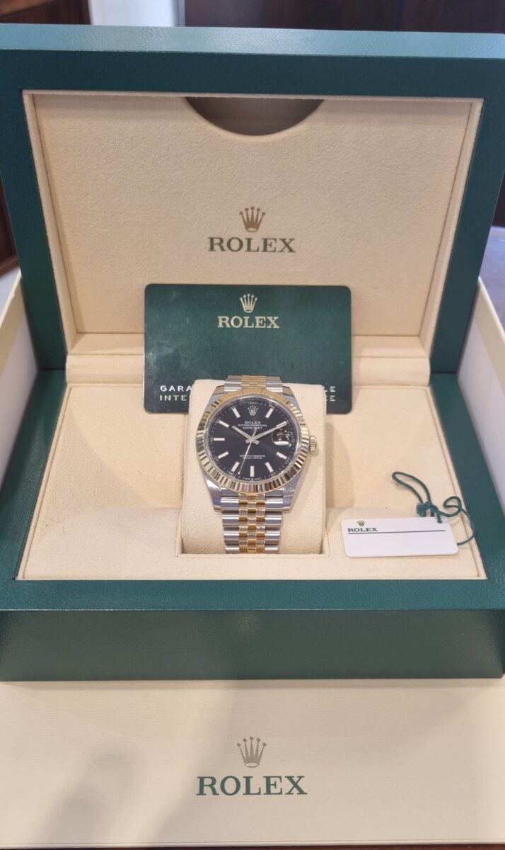 Rolex Datejust 41mm Steel & 18K Gold Black Dial 2021 | Gothelf A. Watches — 5