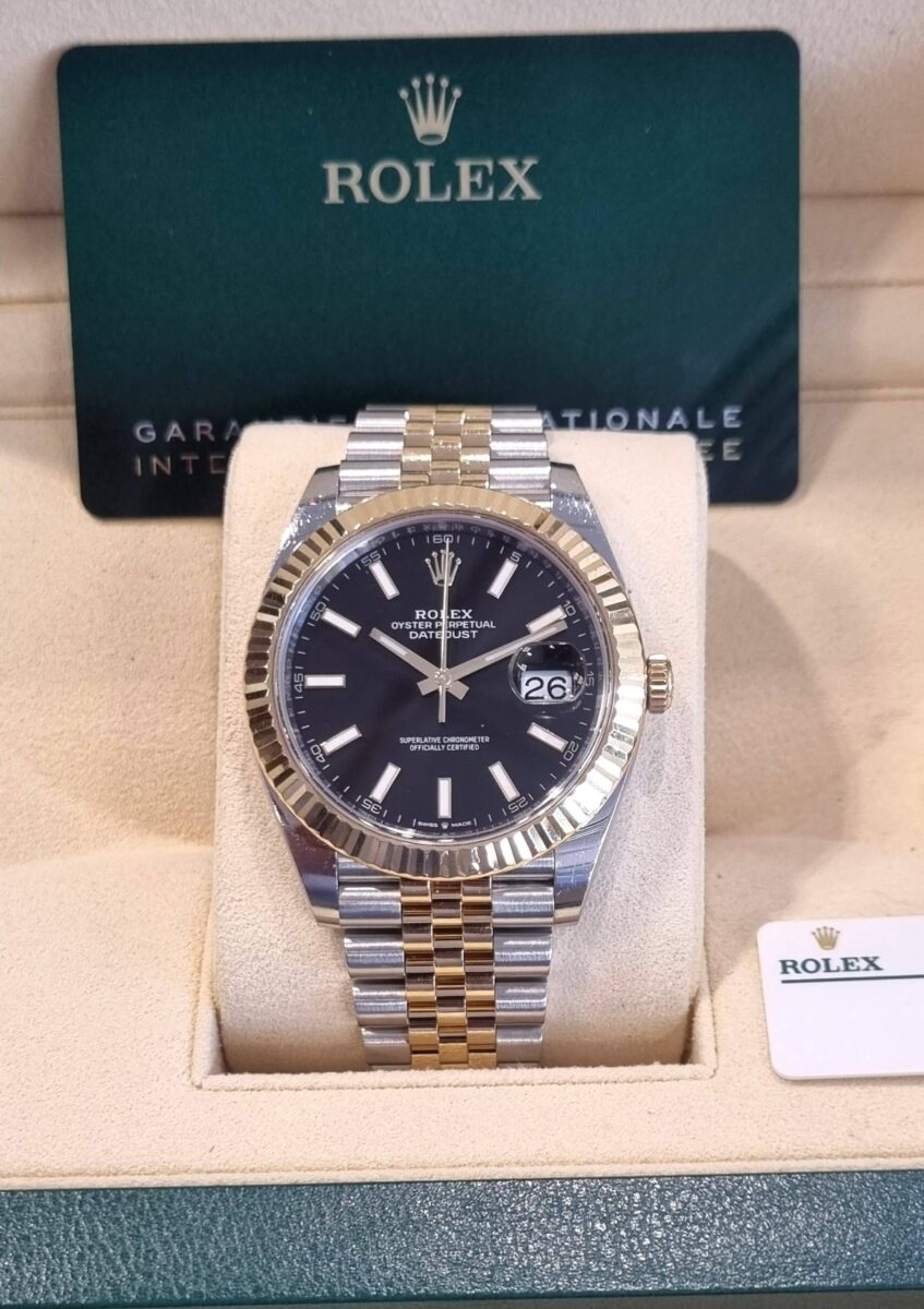 Rolex Datejust 41mm Steel & 18K Gold Black Dial 2021 | Gothelf A. Watches — 3