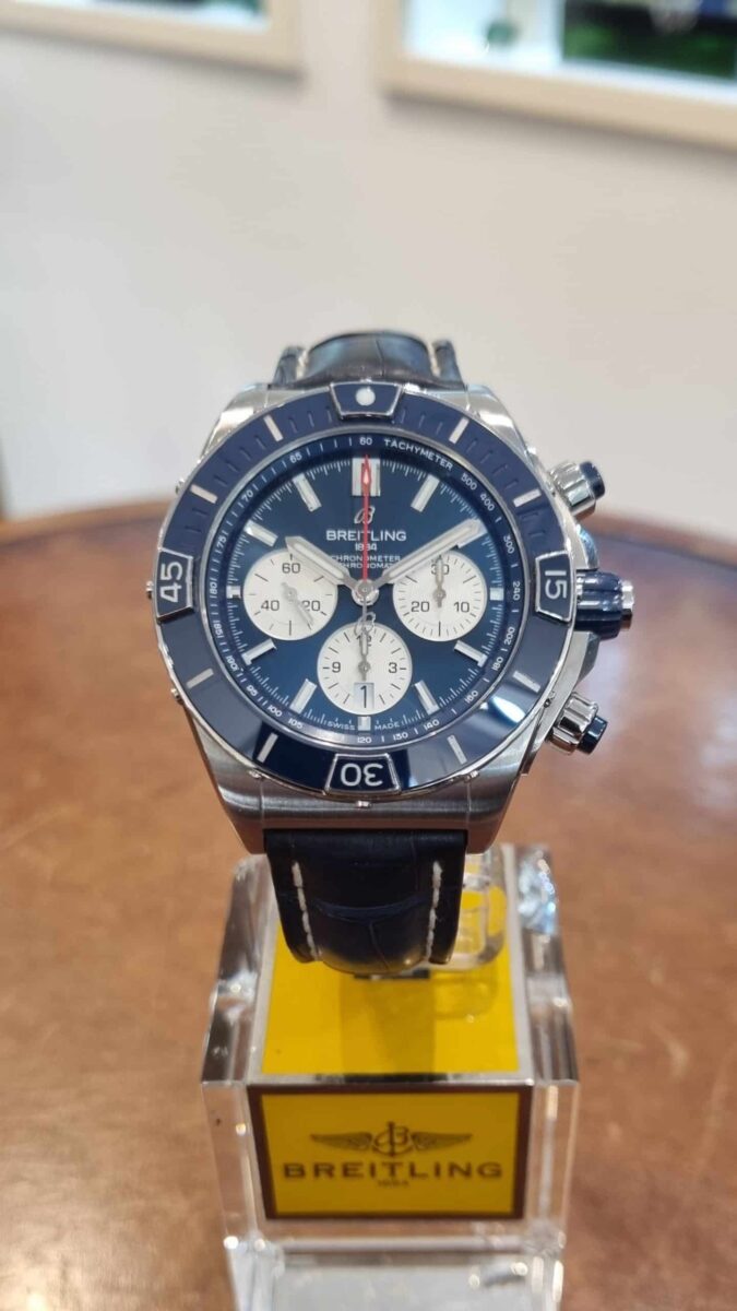 Breitling Super Chronomat B01 44 Blue Chronograph ref.AB0136 | Gothelf A. Watches — 2