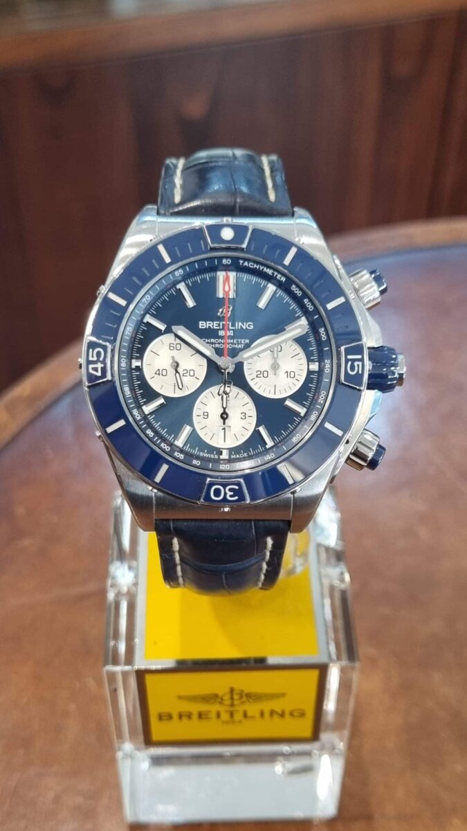 Breitling Super Chronomat B01 44 Blue Chronograph ref.AB0136 | Gothelf A. Watches