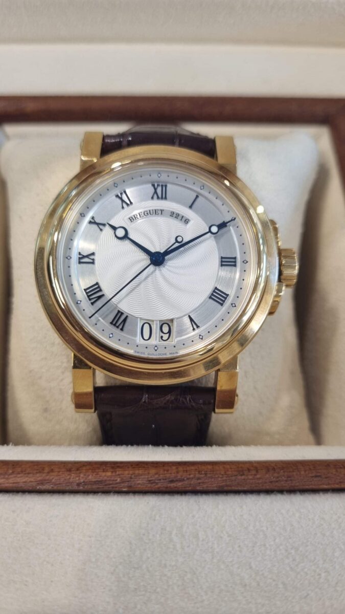 Breguet Marine Big Date 18k Yellow Gold Ref.5817 | Gothelf A. Watches — 4