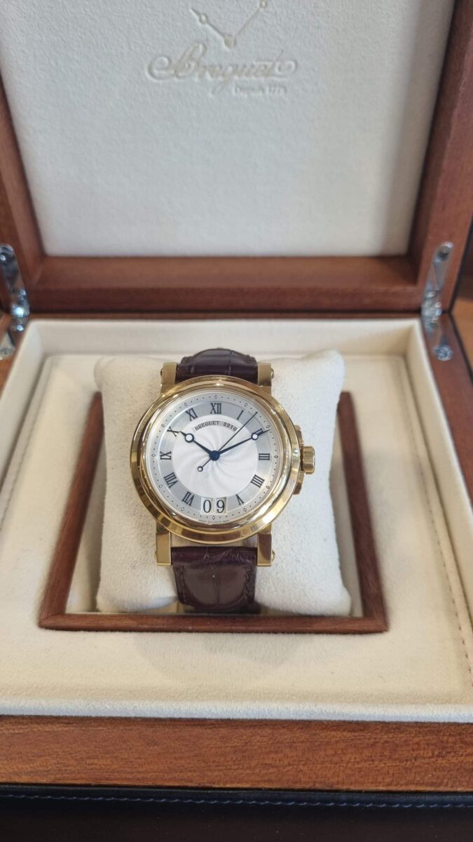 Breguet Marine Big Date 18k Yellow Gold Ref.5817 | Gothelf A. Watches — 5