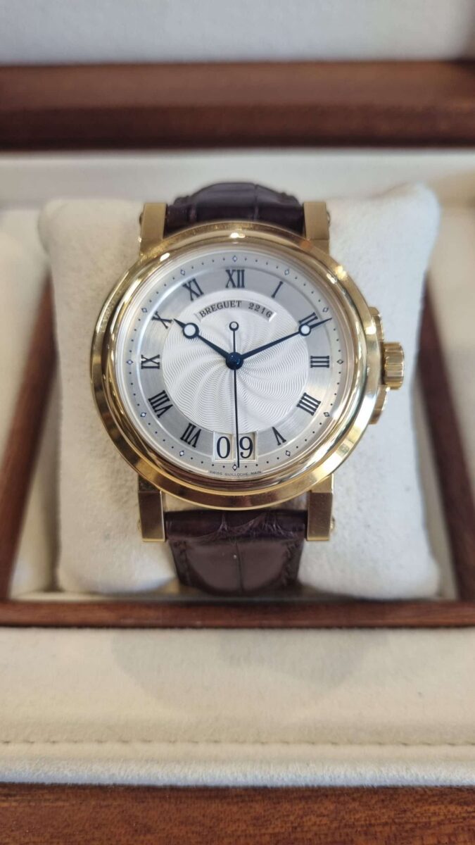Breguet Marine Big Date 18k Yellow Gold Ref.5817 | Gothelf A. Watches