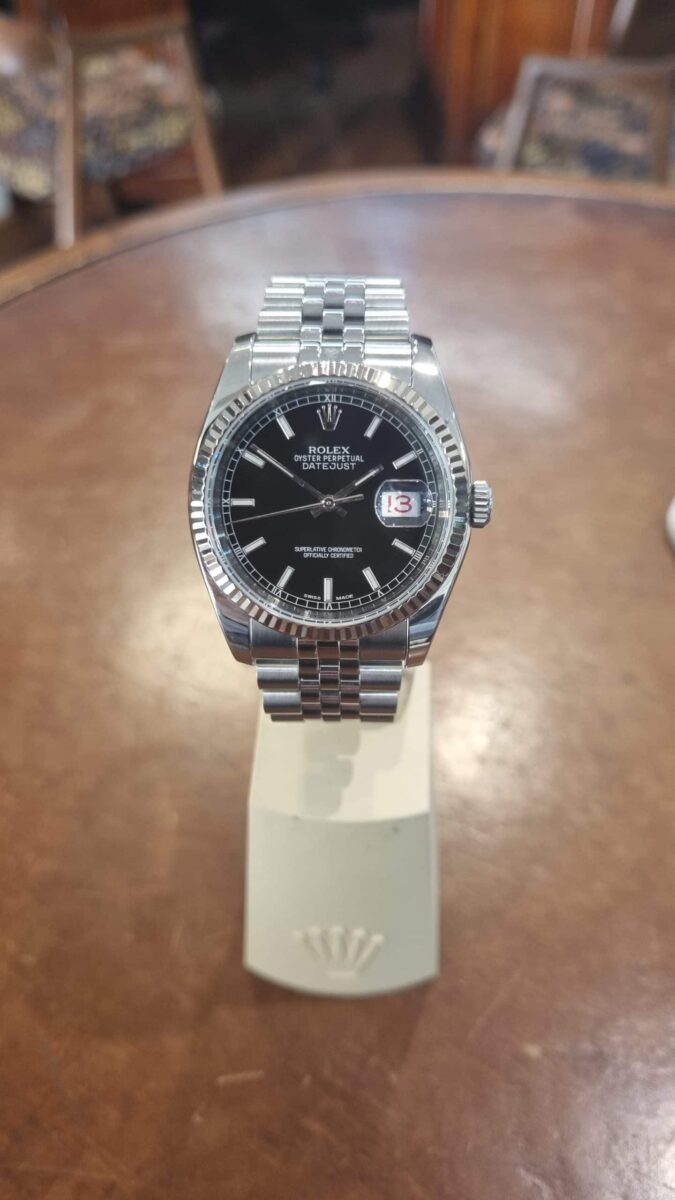 Rolex Datejust 36 mm Steel & White Gold Bezel 116234 | Gothelf A. Watches — 4