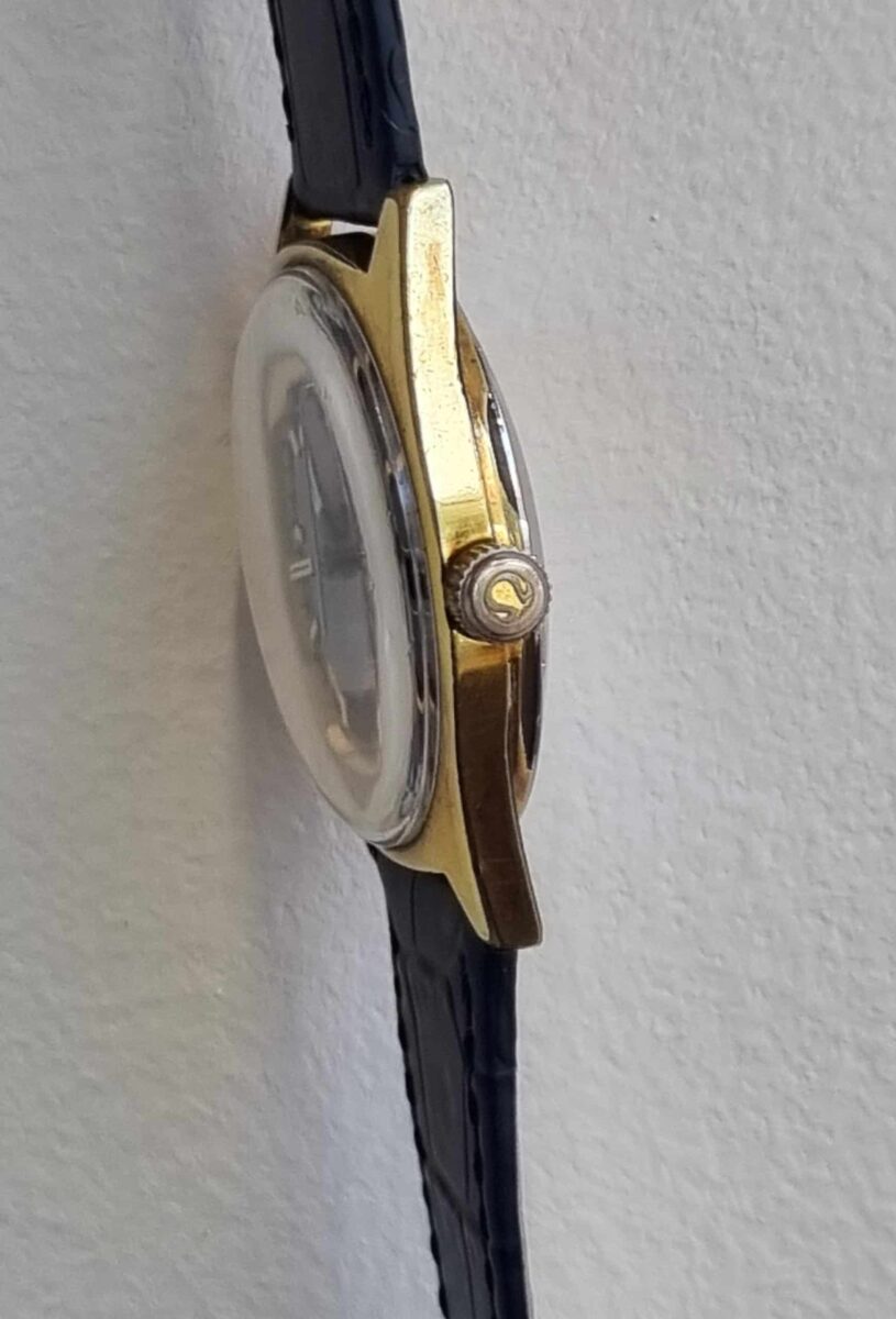 Omega Geneve Automatic Electroplated Gold Blue Spider Dial cal.563 ref.166041 | Gothelf A. Watches — 4