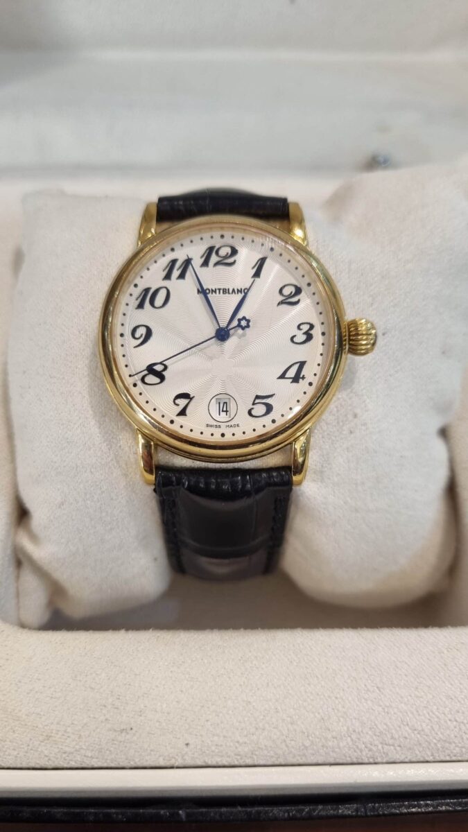 Montblanc Meisterstuck Gold-Plated Men’s/Women’s Watch – Model 7002 | Gothelf A. Watches