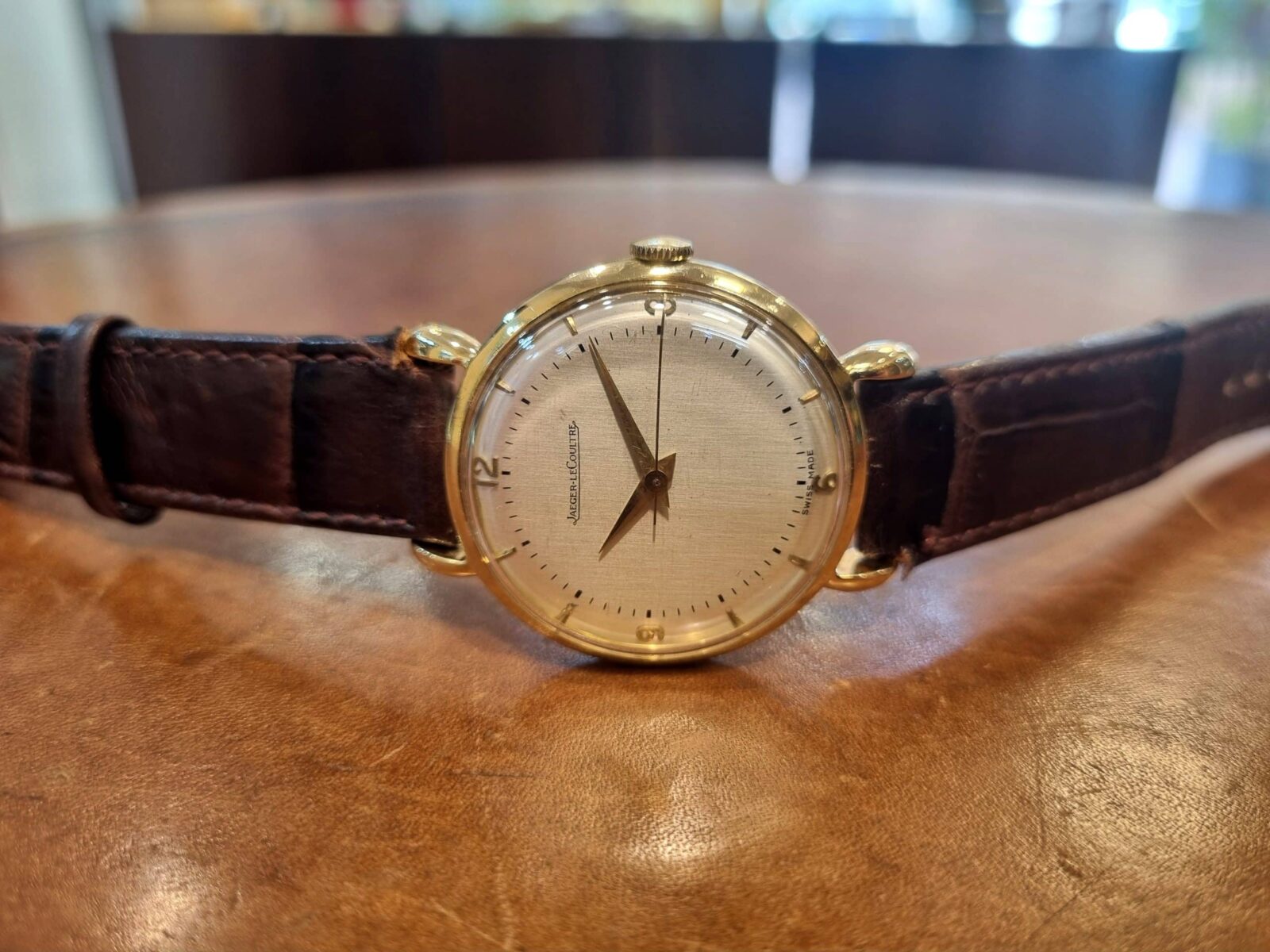 Jaeger Le Coultre 18k Rose Gold Vintage 35mm | Gothelf A. Watches — 5