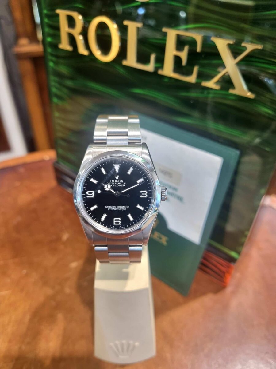 Rolex Explorer 36mm ref.14270 Pre-owned 1998 box+papers | Gothelf A. Watches — 5