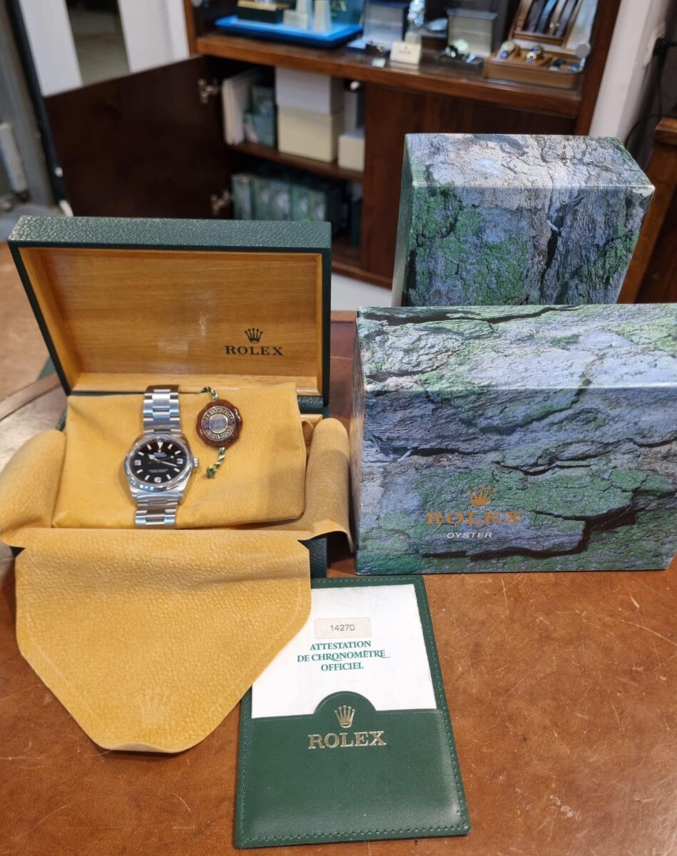 Rolex Explorer 36mm ref.14270 Pre-owned 1998 box+papers | Gothelf A. Watches — 3