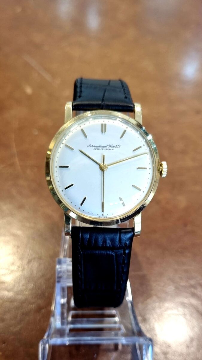1966 IWC Schafhaussen 18k Yellow Gold Vintage Hand wound 33mm ref.1405 | Gothelf A. Watches