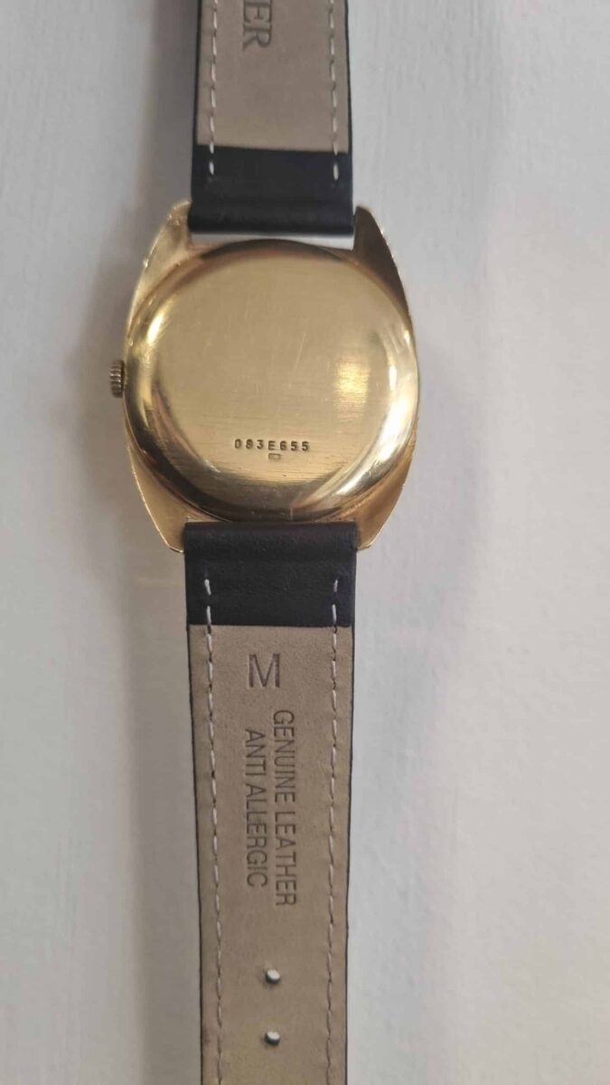 ZENITH Vintage Stellina Classic Tonneau Date 18K yellow gold 1970’s | Gothelf A. Watches — 6