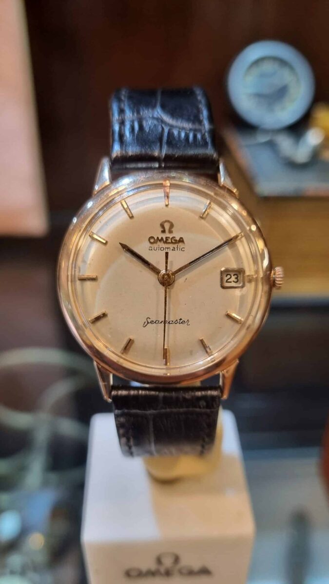 Omega Seamaster Automatic Vintage 18K Rose gold cal.562 | Gothelf A. Watches — 2