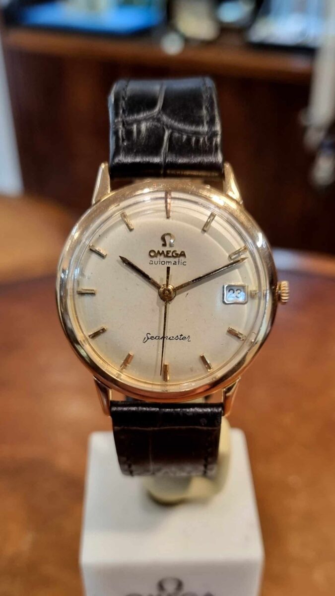 Omega Seamaster Automatic Vintage 18K Rose gold cal.562 | Gothelf A. Watches