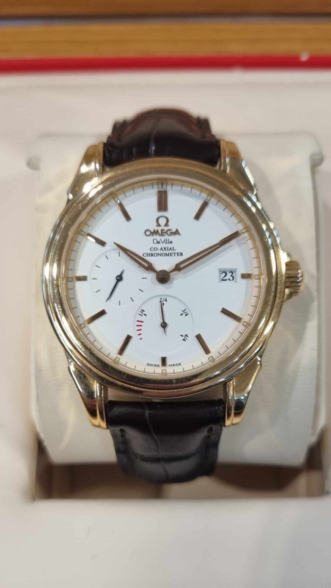 Omega De-Ville 18k Rose Gold ref.4652.20.32 Pre-Owned 2005 Box+papers | Gothelf A. Watches