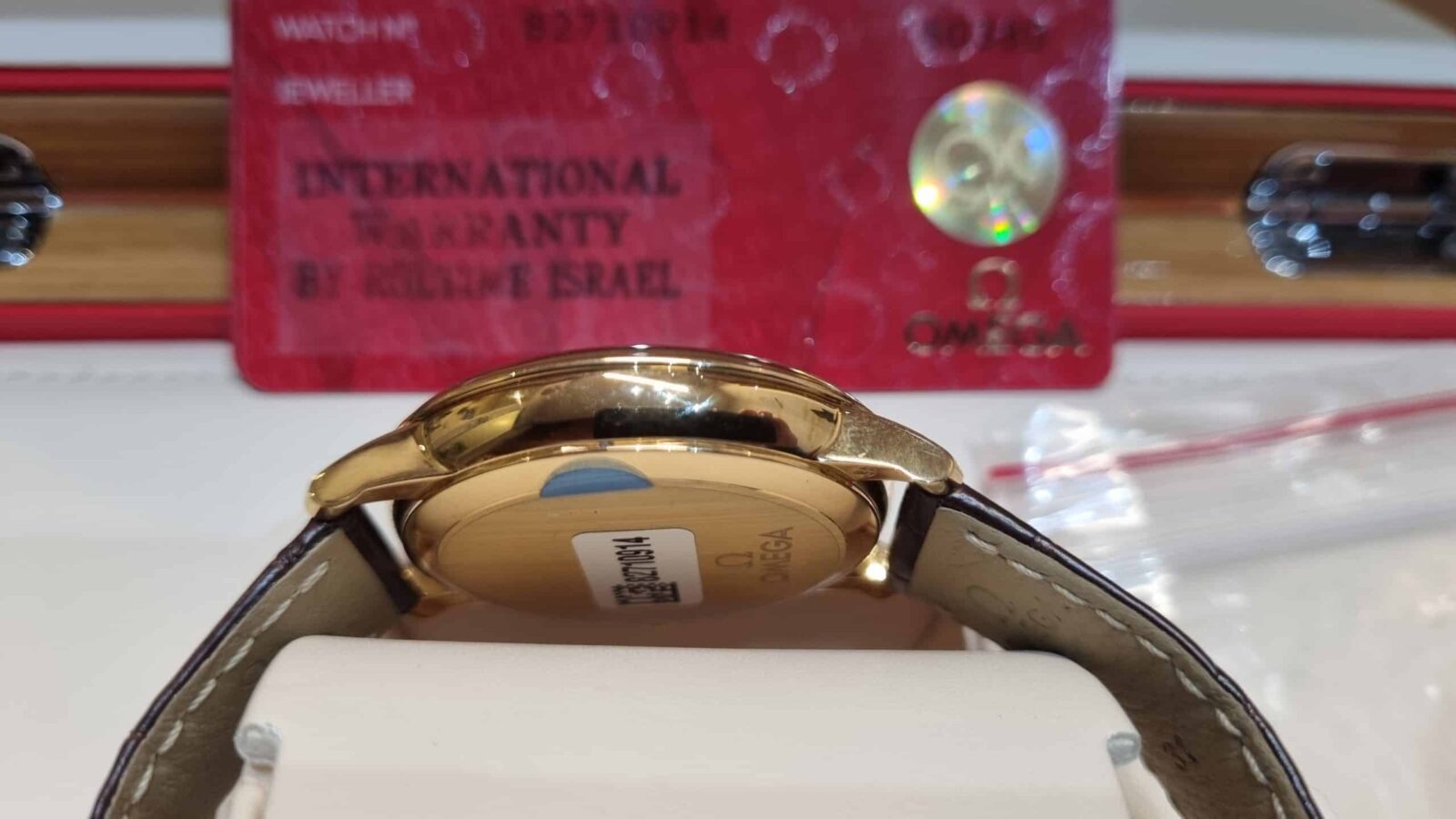 Omega De-Ville Prestige Co-Axial Chronometer 39.5mm 18K Yellow Gold Ref.42453402002002 NEW!! | Gothelf A. Watches — 5