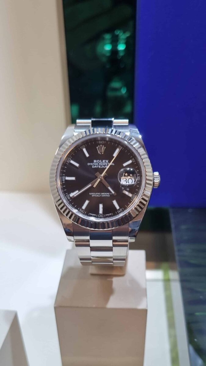 Rolex Datejust 41mm Steel & White Gold Bezel Oyster Bracelet ref.126334 | Gothelf A. Watches — 2
