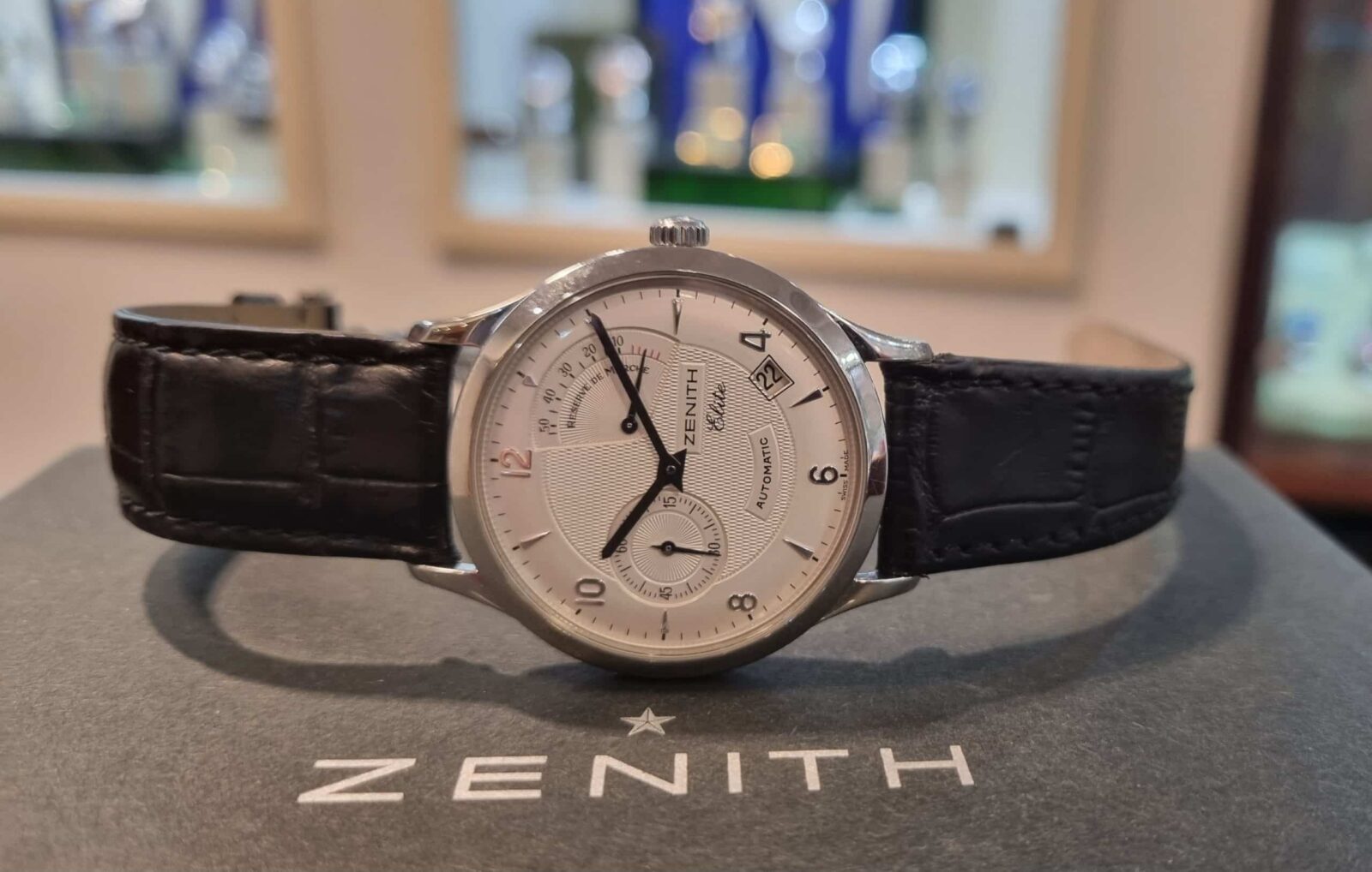 Zenith Elite Power Reserve Automatic Steel Ref. 03.1125.685 Pre-owned | Gothelf A. Watches — 2