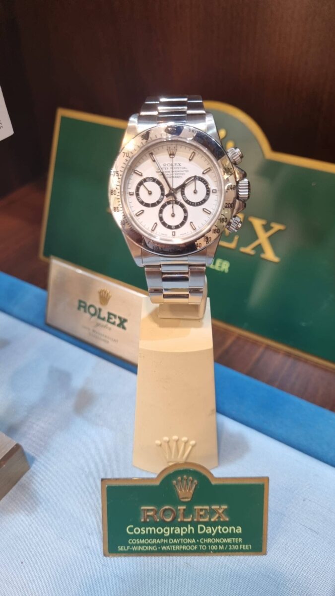 Rolex Daytona Chronograph Zenith ref.16520 pre-owned collector’s watch White Dial 1995 | Gothelf A. Watches — 7