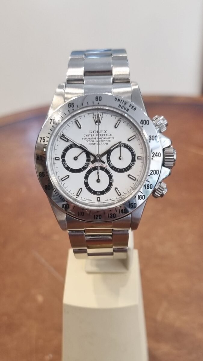 Rolex Daytona Chronograph Zenith ref.16520 pre-owned collector’s watch White Dial 1995 | Gothelf A. Watches — 4