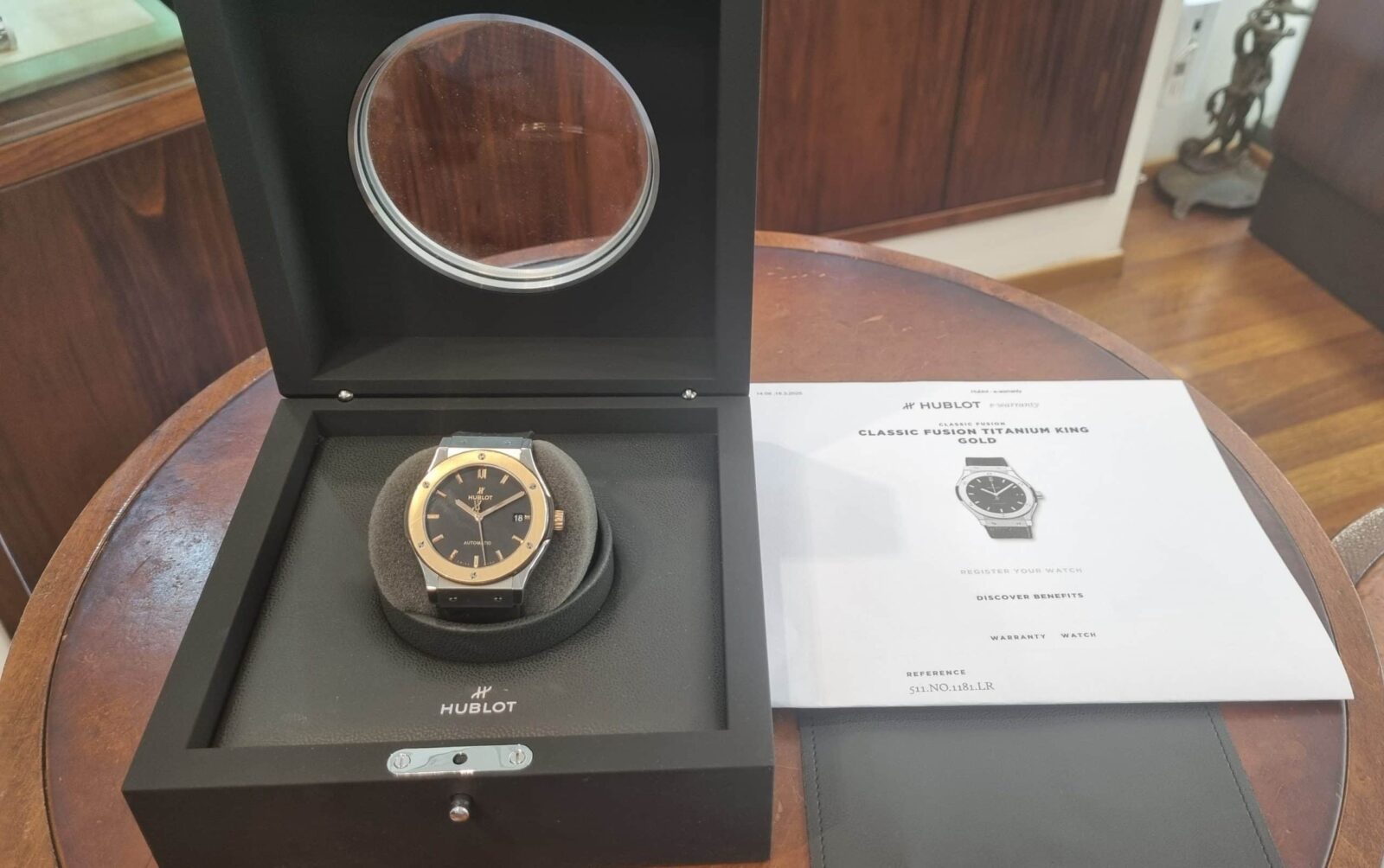 Hublot Classic Fusion 45mm Titanium King Gold Ref.511.NO.1181.LR | Gothelf A. Watches — 3