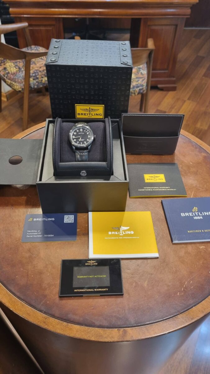 Breitling Navitimer 8 All Black DLC 41mm on Leather Strap ref.M1731410 Pre-Owned | Gothelf A. Watches — 2